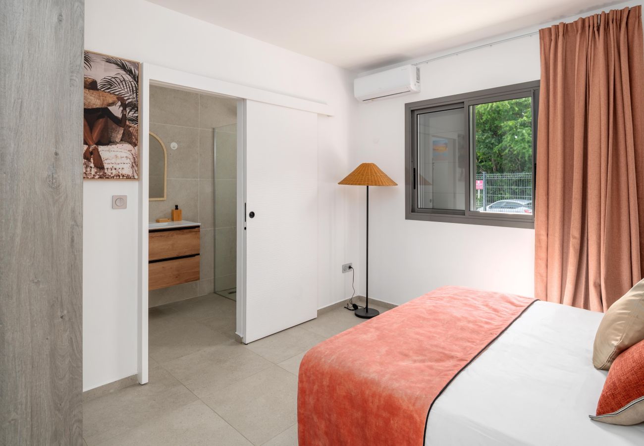 Bungalow à Saint-François - Bungalow Ama cozy à 20m de la plage