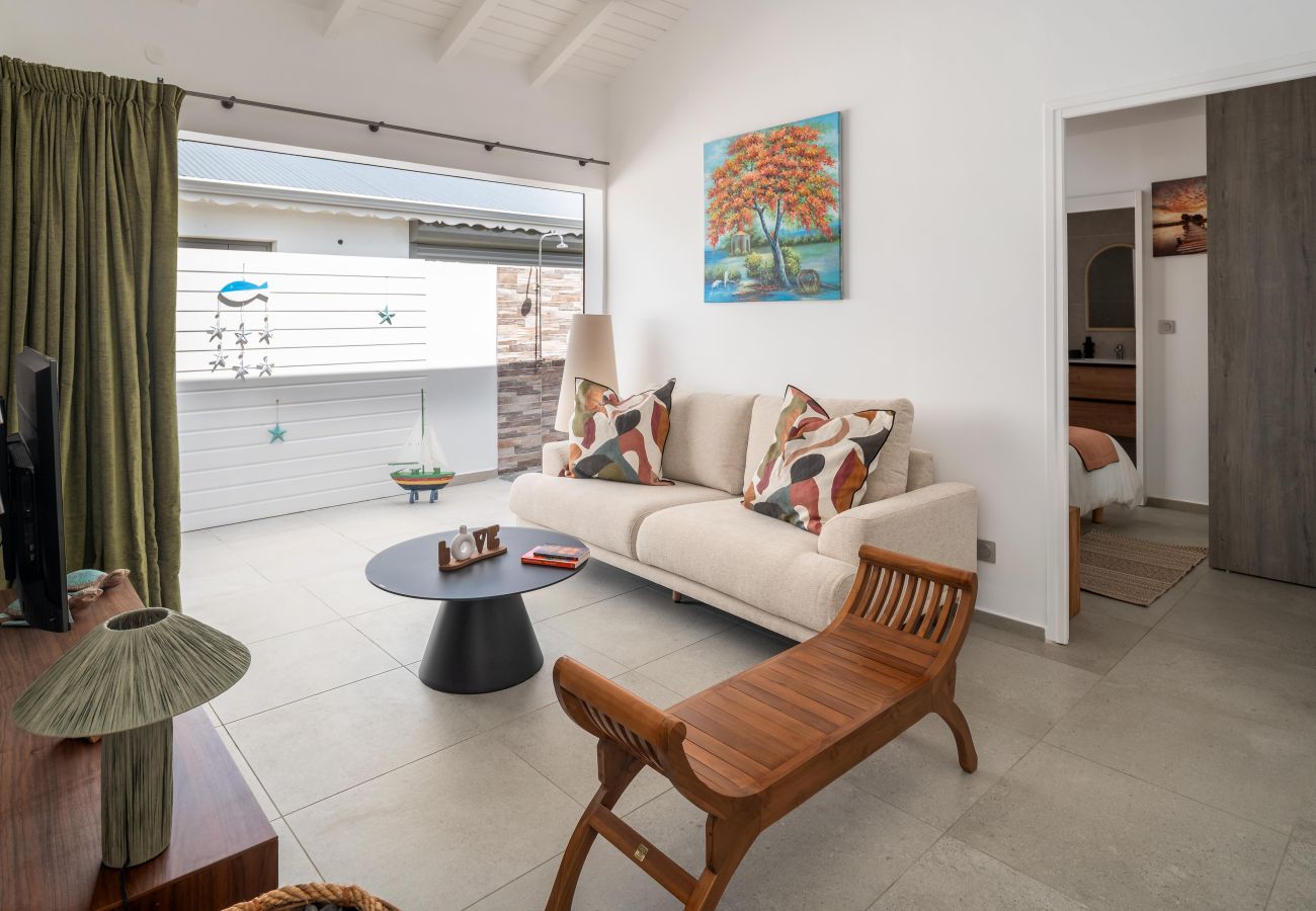 Bungalow à Saint-François - Bungalow Ama cozy à 20m de la plage